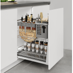 Giá Dao Thớt Nan Dẹt Inox Mờ EUROGOLD 304 – Hệ Dẫn Hướng Chống Rung