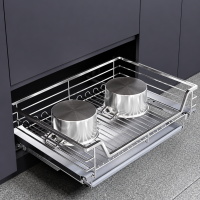 Kệ Đựng Xoong Nồi Nan Vuông Inox SUS304 Xước Mờ GROB