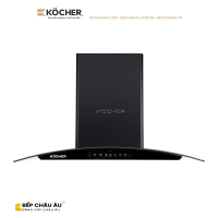 Máy Hút Mùi Kocher K-226V Kính Cong 70/90cm – Booster 1850m³/h, Ultra Swing Siêu Êm, Điều Khiển Vẫy Tay