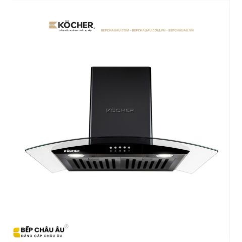 Máy Hút Mùi Kocher K-8872V Kính Cong 70/90cm – Hút 1550m³/h, Ultra Swing Siêu Êm, Made in Vietnam