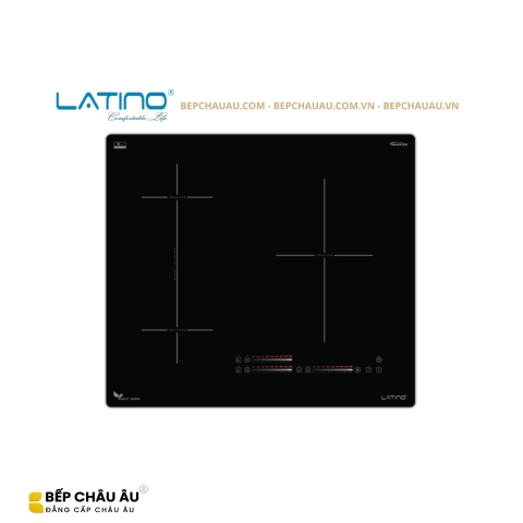 Bếp Từ Ba Latino LT-882Max Inverter – 3 Vùng Nấu 2200W, Kính Platinum Ceramic, Slider 12 Mức, Booster