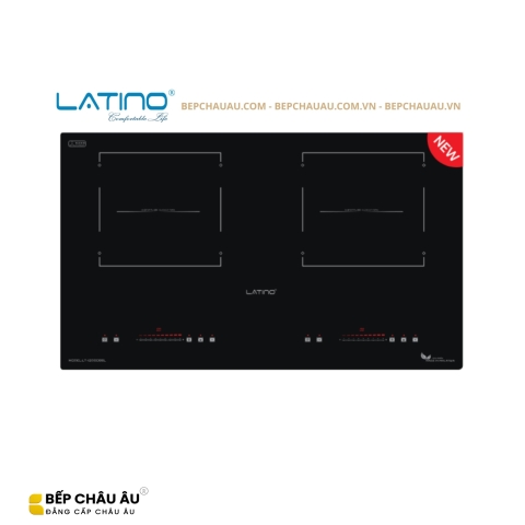 Bếp Từ Đôi Latino LT-I2D9066L Inverter – Kính Nano Đen Bóng, Viền Nhôm 4 Cạnh, 2500W, Nhập Khẩu Malaysia