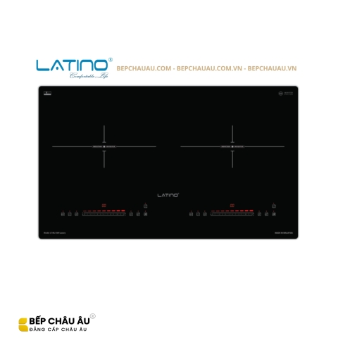 Bếp Từ Đôi Latino LT-ML1589 Luxury Malaysia – Inverter, Kính ELCD Platinum Ceramic, Slider 12 Mức, Booster