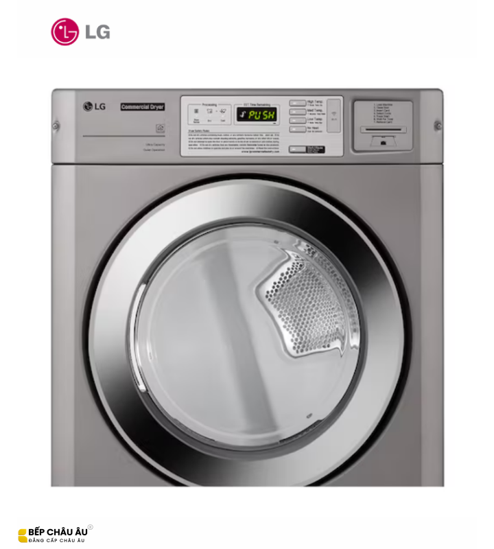 Máy Sấy Công Nghiệp LG CDG27RUQES Giant Coin 10kg – Sấy Điện Thông Khí, Cảm Biến Độ Ẩm, Quản Lý Wi-Fi