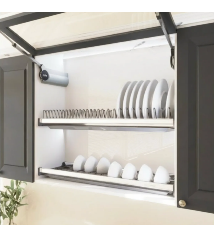 GIÁ BÁT ĐĨA CỐ ĐỊNH EUPLUS EP 2 TẦNG INOX 304
