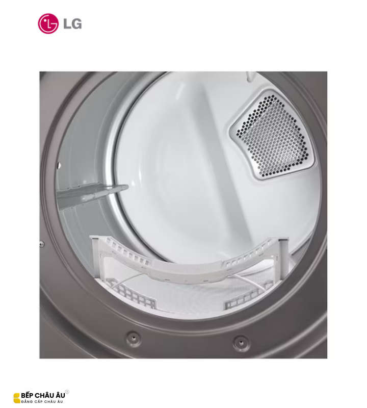Máy Sấy Công Nghiệp LG CDG27RUQES Giant Coin 10kg – Sấy Điện Thông Khí, Cảm Biến Độ Ẩm, Quản Lý Wi-Fi