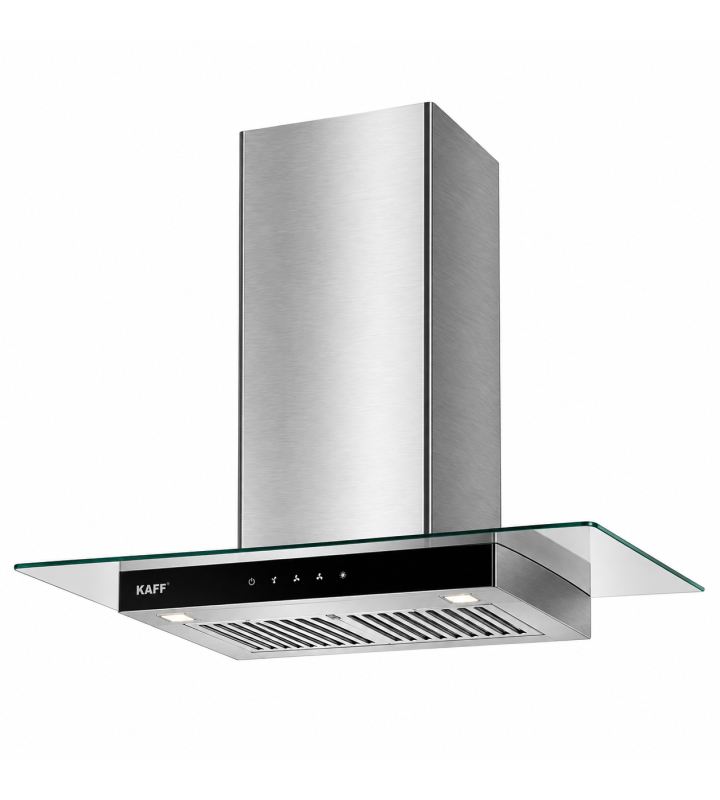 Máy Hút Mùi KAFF KF-70RH / KF-90RH Kính Toa Cảm Ứng Khói Nhiệt 1200m³/h