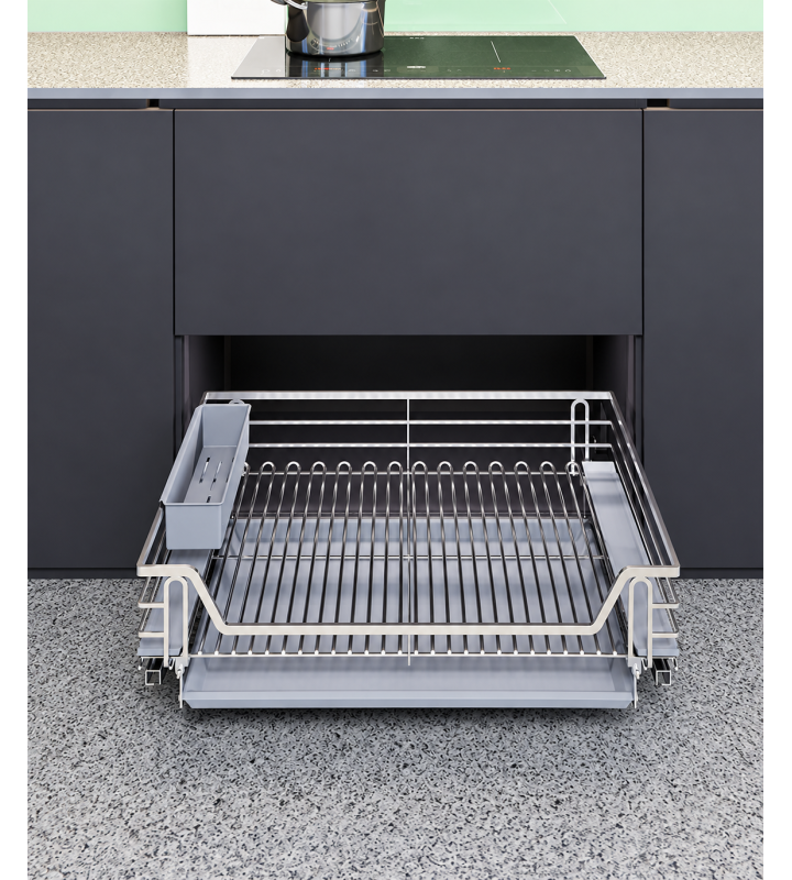 Kệ Đựng Xoong Nồi Mix Oval Inox 304 GROB | Bếp Châu Âu