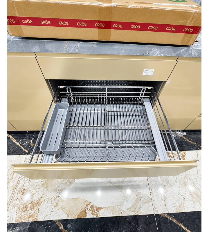 Kệ Đựng Bát Đĩa Mix Oval Inox 304 GROB