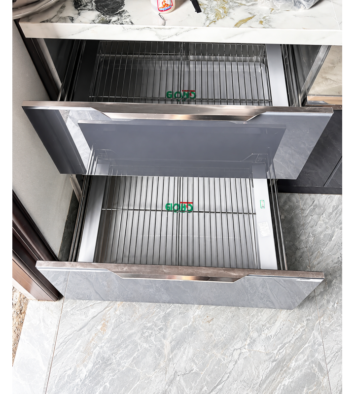 Kệ Đựng Xoong Nồi Nan Vuông Inox SUS304 Xước Mờ GROB