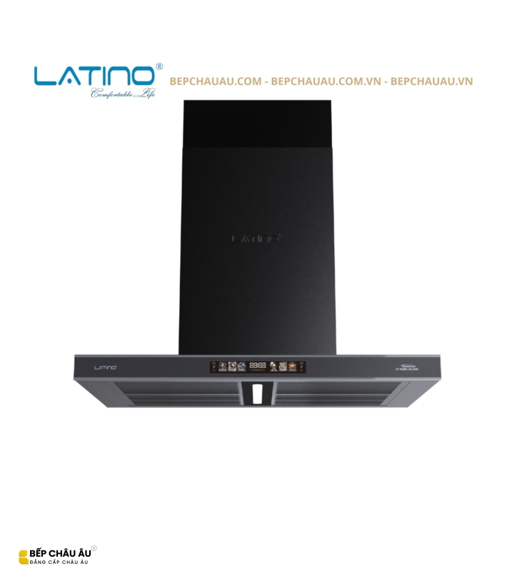 Máy Hút Mùi Đảo Latino LT-568DL ISLAND – BLDC Inverter, Hút 1400m³/h, Cảm Biến Vẫy Tay, Tự Làm Sạch